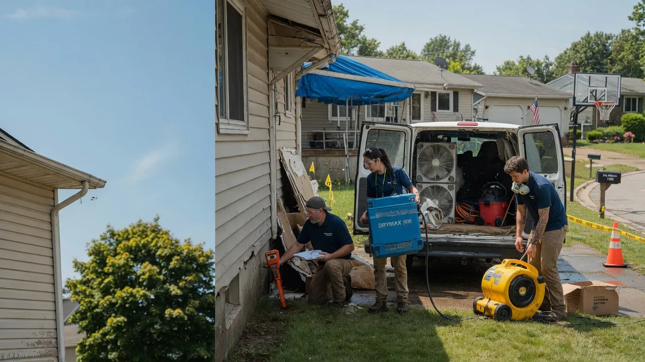 Ceiling Leak Cleanup in Livingston, WI near me